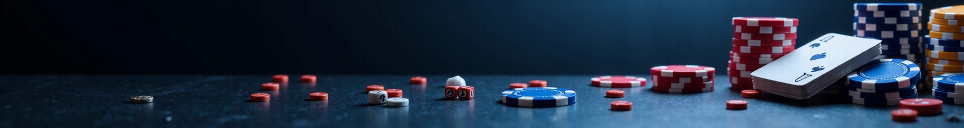 Fondo abstracto con fichas y cartas de casino